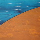 Strandspaziergang, 2009, 40 × 80 cm, Acryl – Mischtechnik,