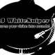 DJ WhiteSniper – Konzeption, Layout, Reinzeichnung Visitenkarte Back