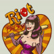 Riot Girls »Priscilla«, T-Shirt Design