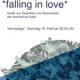 Ausstellungsplakat *falling in love*