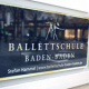 Beschilderung Ballettschule Baden-Baden Sophienstraße 12