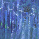„Blauer Wald“, Acryl