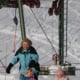 Beatrix I, Königin der Niederlande mit Enkelkindern in Lech am Arlberg