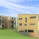 3d render exterior building