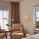 Teil eines Doppelzimmers Deluxe des Hotels Villa Kastania, Berlin