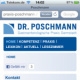 Mobile Webseite Dr. Poschmann