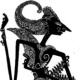 Wayang Schattenfigur