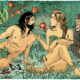 Illustration für Die Zeit „Evolution im Paradies“