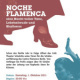 Noche Flamenca – Rückseite Flyer