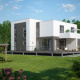 Visualisierung eines Einfamilienhauses für Firma „iQHausbau GmbH“