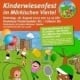 Plakat für das Kinderwiesenfest im Auftrag von Fischli Productions