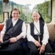 Nuns on the cable car, Schauinslandbahn Freiburg im Breisgau