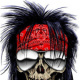 Sleaze Rock Skull