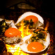 BBQ Oysters with Egg