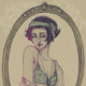 portrait of a flapper girl