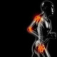 3D Visualisierung / 3D Illustration: Gelenkschmerzen, Bewegungsschmerzen – Skelett Röntgenbild