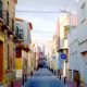 verlassene spanische Strasse