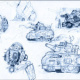 Vehicle concept sketches
