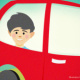Forscherheft AVV „Junge im Auto schaut aus dem Fenster“