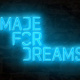 Made for Dreams Neonschriftzug Signet