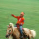 Sieger beim Pferderennen, Mongolei