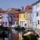 Burano, bunte Häuser