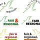 Entwürfe für Logo fair & regional Bio Berlin-Brandenburg