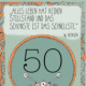 Geburtstagskarte, Vespa, 50