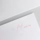 Briefpapier für Atelier Agi, Detail