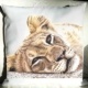 Kissen 40×40 cm „Der Löwe“
