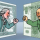 Karikatur zum Währungskrieg (Deutsche Welle)