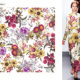 „Wallpaper“ Flower Pattern für Heimtextil und Mode