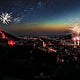 Heidelberg mit Feuerwerk