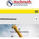 Die Hochmuth Firmenwebseite auf dem Smartphone