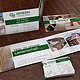 GREEN TISCHLEREI – 4-seitige Image Broschüre und Re-Design der Visitenkarten.