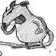 Karikatur einer Maus