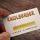 Visitenkarten Design  hier für Ferienwohnungen Michael Knidlberger