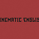 Cinematic English – Font