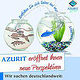 Stellenangebot mit azur(-it)-blauen Fisch