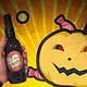 Bier Etikett Halloween Style