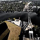 Spreebrücke A100 Treptow Berlin Luftaufnahme SOV