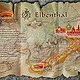 Karte zur Elbenthal-Trilogie / DIN A3