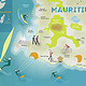 Mauritius-Landkarte für FIT for FUN