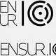 Zensur.IO logo: main version and alternate version (black and white)