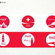 Logoentwürfe – Coke Schweiz