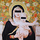 Madonna, freie Arbeit, Acryl/Leinwand, 120 cm x 140 cm