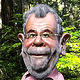 Karikatur Van der Bellen Portrait