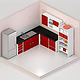 isometric kitchen