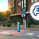 Logo für eine Elektrotankstelle