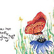 Postkarte · Schmetterling ·